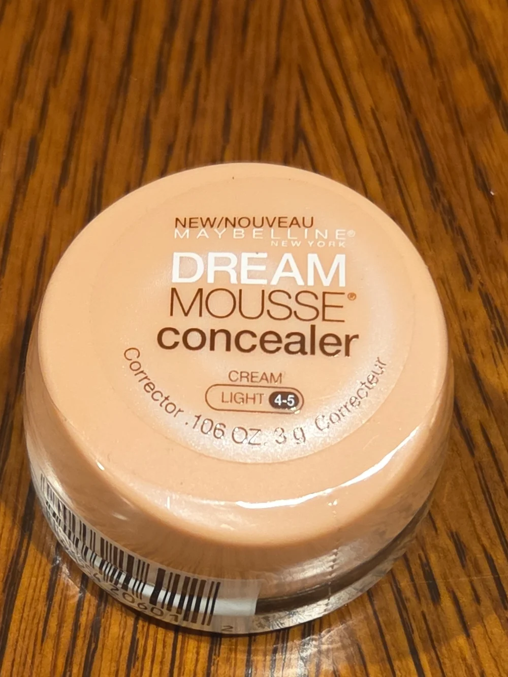 Maybelline New York Dream Mousse Concealer Cream Light 4-5 Color-Correcting 3g ⬇